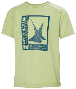KOSZULKA DZIECIĘCA HELLY HANSEN JR PORT 41807 MATCHA