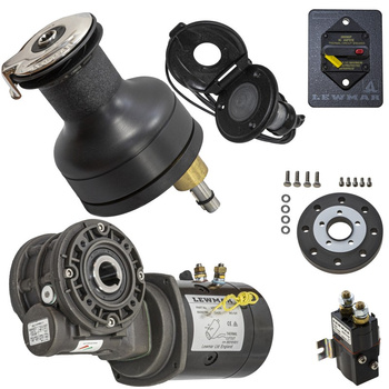 KABESTAN ELEKTRYCZNY - 12V - EVO - 40 AEST - CZARNY - KOMPLET