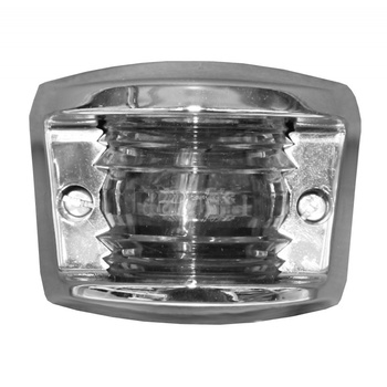 LAMPA NAWIGACYJNA RUFOWA DO 12m - 12V FAROS OBUDOWA CHROMOWANA (W)