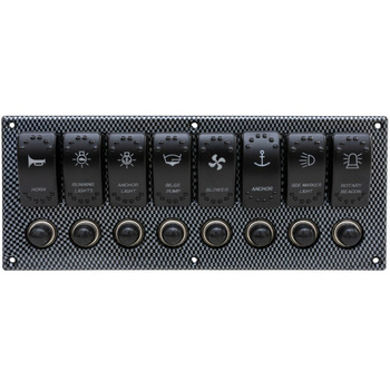 (N) ROCKER SWICH PANEL 12/24V