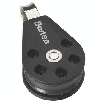 BLOK S 45MM FIXED EYE ROZMIAR 3 - CZARNY