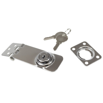 ZAMEK KLAPY Z KLUCZYKIEM L77, W30, STAL NIERDZEWNA