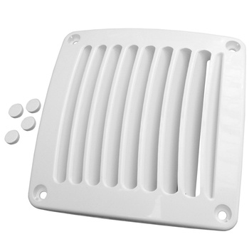 KRATKA WENTYLACYJNA PWS - SQUARE TOPLINE WHITE - 118MMx118MM