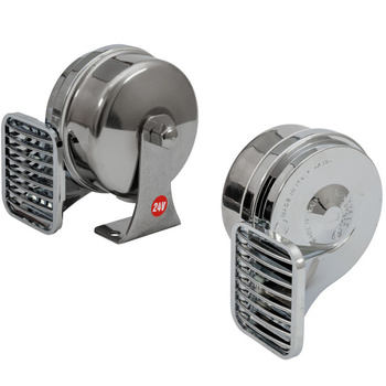 SYGNAŁ DŹWIĘKOWY MT2-H 24V CHROM - NISKI / WYSOKI TON