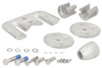 Zestaw anod (aluminium, przeznaczenie: woda morska/woda słodka) MERCRUISER Bravo III