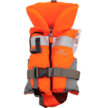 KAMIZELKA RATUNKOWA DZIECIĘCA KIDO POMARAŃCZOWA 100N - WAGA 3-8 KG (N)