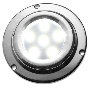 LAMPKA LED PODWODNA, 12-28V, 6W, IP68, KĄT ŚWIECENIA 120, 90X17,5MM, KOLOR BIAŁY