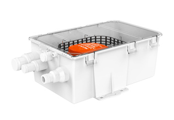 STUDZIENKA PRYSZNICOWA ZBIORNIK ODPŁYWOWY PRYSZNICA Z POMPĄ 12V  2800 L/H