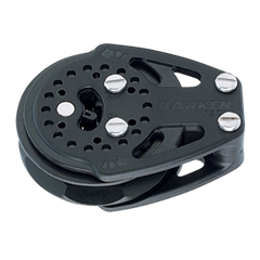 BLOK LEŻĄCY KABESTANOWY 75MM CARBO, HARKEN