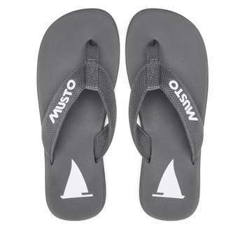 JAPONKI MĘSKIE MUSTO KLAPKI NAUTIC SANDAL (82031) GRAFITOWE