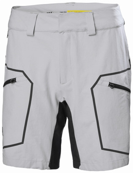 SPODENKI DAMSKIE HELLY HANSEN ŻEGLARSKIE UP40+ HP RACING DECK SHORTS (30248) GREY FOG