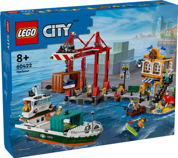 KLOCKI LEGO NADMORSKI PORT ZE STATKIEM 1226 ELEMENTÓW