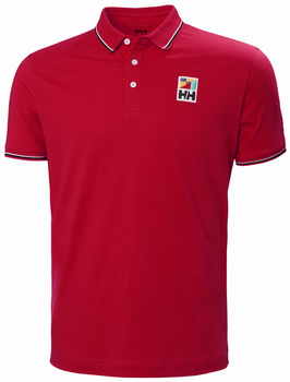 KOSZULKA MĘSKA HELLY HANSEN  JERSEY POLO 34300 RED