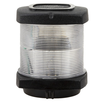 LAMPA NAWIGACYJNA BIAŁA 360 KOTWICZNA DO 20m - 12V OBUDOWA CZARNA