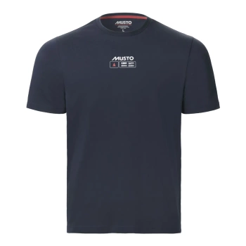 KOSZULKA MĘSKA MUSTO M FLAG SS TEE 85089 NAVY