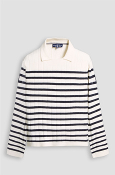 SWETER DAMSKI MARINA MILITARE AMERIGO VESPUCCI BIAŁY PASY