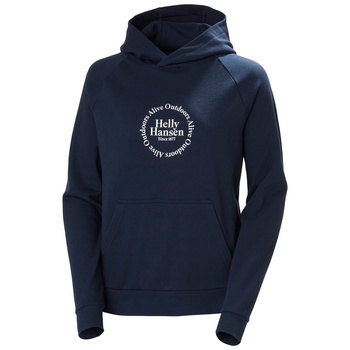 BLUZA DAMSKA HELLY HANSEN W CORE GRAPHIC HOODIE 54239 NAVY