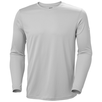 KOSZULKA MĘSKA HELLY HANSEN  TECH CREW LS 2.0 49582 GREY FOG