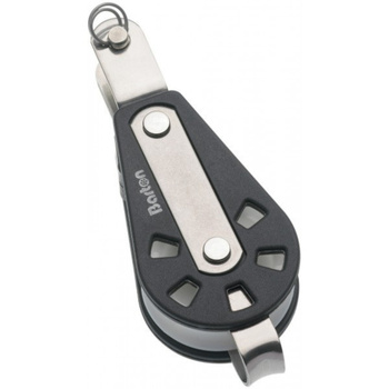 BLOCZEK POJEDYŃCZY Z PRZETYCZKĄ I ZACZEPEM - ROZMIAR 3 - LINA 10MM (W)