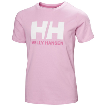 KOSZULKA DZIECIĘCA HELLY HANSEN  LOGO T-SHIRT 41709 CHERRY BLOSSOM