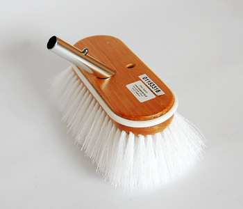 SZCZOTKA DO POKŁADU TWARDA BIAŁA 25 CM