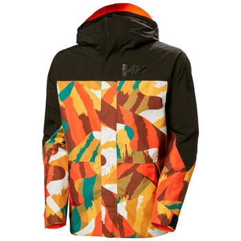 KURTKA MĘSKA HELLY HANSEN NARCIARSKA ULLR D SHELL GRAPHIC 66046 JPB AOP