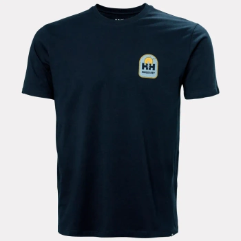 KOSZULKA MĘSKA HELLY HANSEN MASSIF GRAPHIC T-SHIRT NAVY