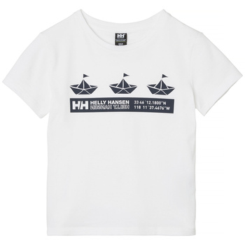 KOSZULKA DZIECIĘCA HELLY HANSEN  GRAPHIC T-SHIRT 40131 WHITE