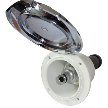 POJEMNIK ZE ZŁĄCZEM DO WODY 2 BAR INLET CHROMOWANY PROSTY