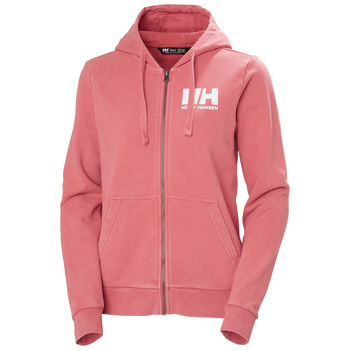BLUZA DAMSKA HELLY HANSEN   HH LOGO FULL ZIP HOODIE 2.0 34461 WASHED RED