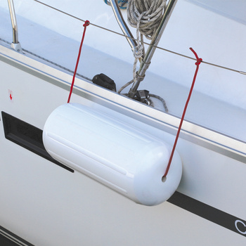 ODBIJACZ JACHTOWY BURTOWY OCEAN RT1 21X52 CM Z OTWOREM NA LINĘ BIAŁY