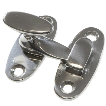 ZAMEK WEWNĘTRZNY DRZWI, SKOBEL 40X40MM, STAL NIERDZEWNA