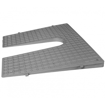 NAKŁADKA PAWĘŻY 450X360 STOŻKOWA WYCIĘTA SZARA