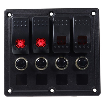 PANEL ELEKTRYCZNY 4, RED LED