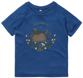 KOSZULKA DZIECIĘCA HELLY HANSEN KIDS' MARKA T-SHIRT (40521) DEEP FJORD