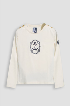 BLUZKA DAMSKA MARINA MILITARE AMERIGI VESPUCCI MWT0141_09 KREMOWA