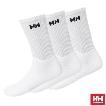 HELLY HANSEN SKARPETY 3-PACK (67182) COTTON SOCK BIAŁE