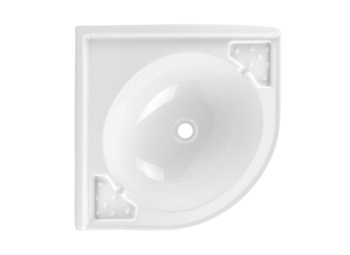 UMYWALKA BIAŁA NAROŻNA POLISTYREN 415X415 MM