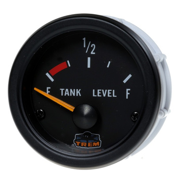 WSKAŹNIK POZIOMU PALIWA I WODY 10-180 OHM - CZARNY / CZARNY (W) (NZ)