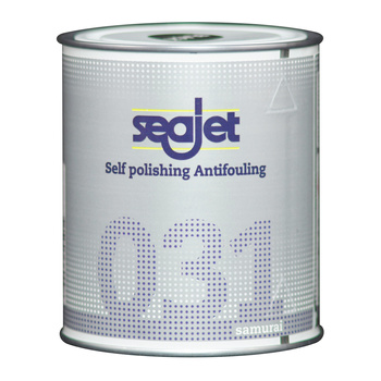 FARBA ANTYPOROSTOWA SEAJET 031 SAMURAI CZARNA 0,75L