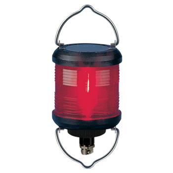 LAMPA NAWIGACYJNA S40 PODWIESZANA CZERWONA 360 - 12V OBUDOWA CZARNA