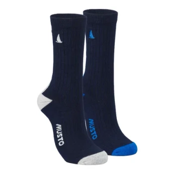 SKARPETY UNISEX MUSTO MARINA 2-PACK SOCK 86105 NAVY-ASW / 678 NAVY-ARUBA
