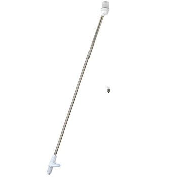 LAMPA NAWIGACYJNA NA MASZCIE 130 CM BIAŁA 360 KOTWICZNE - 12V OBUDOWA BIAŁA Z GNIAZDEM