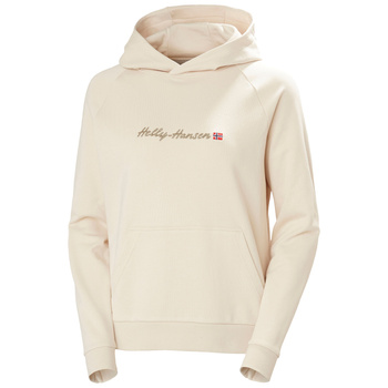 BLUZA DAMSKA HELLY HANSEN W CORE GRAPHIC HOODIE 54239 CREAM