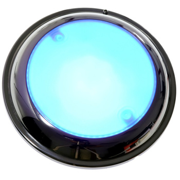 LAMPKA KABINOWA LED, 10-30V, D178MM, KOLOR ŚWIATŁA BIAŁY/NIEBIESKI