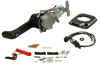 Manetka boczna czarny (blokada biegu jałowego  trim  zrywka, montaż na konsoli centralnej)