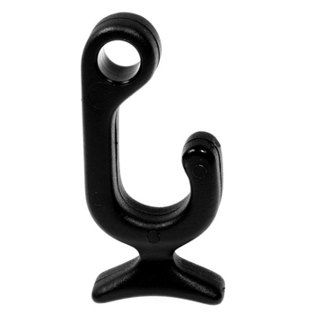 UCHWYT - HACZYK ODBIJACZA CZARNY NA RELING 20-22MM