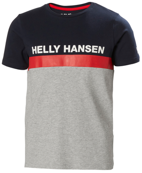 HELLY HANSEN KOSZULKA DZIECIĘCA (41705) JUNIORS ACTIVE T-SHIRT GRANATOWY