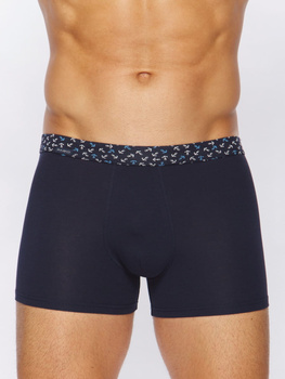 BOKSERKI MĘSKIE FABIO BOXER  LONG GŁADKIE GRANATOWE