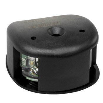 LAMPA NAWIGACYJNA S28 BURTOWA ZIELONA LED - 12V OBUDOWA CZARNA